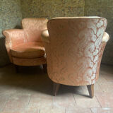 Pair of toad armchairs
