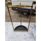 Umbrella stand 1900 brass and iron