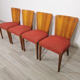 4 art deco dining chairs by Jindrich Halabala