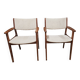 Pair of Scandinavian teak armchairs by Kurt Østervig, Denmark 1960