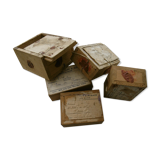Old boxes postal transport