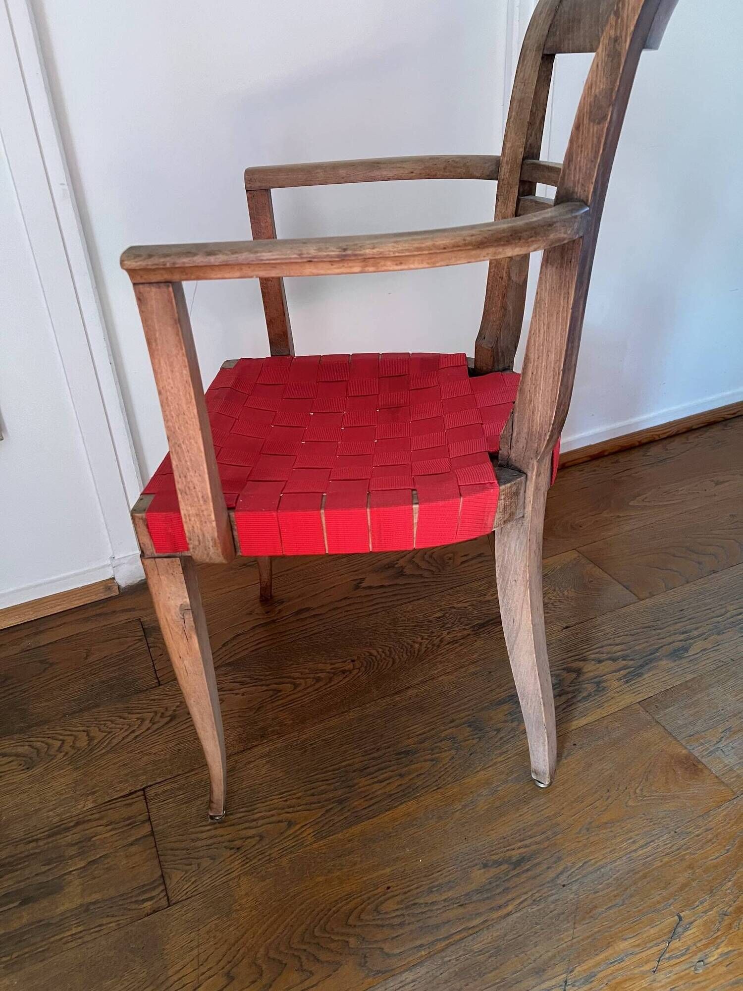 Fauteuil bridge rouge