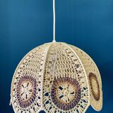 Suspension flowers in raffia - 60s
