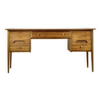 Midcentury A. Younger Walnut Desk / Dresser. Unique Vintage Modern