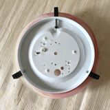 Vintage glass ceiling lamp 80s