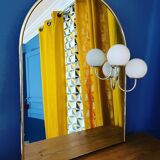 Mirror with Veca wall light