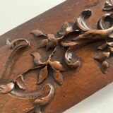 Small 19th century carved wooden wall panel