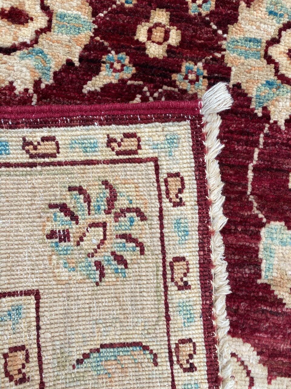 Chobi Afghan contemporary carpet 88x120 cm