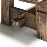 Primitive Wabi Sabi Dining Table, France, 19th Century