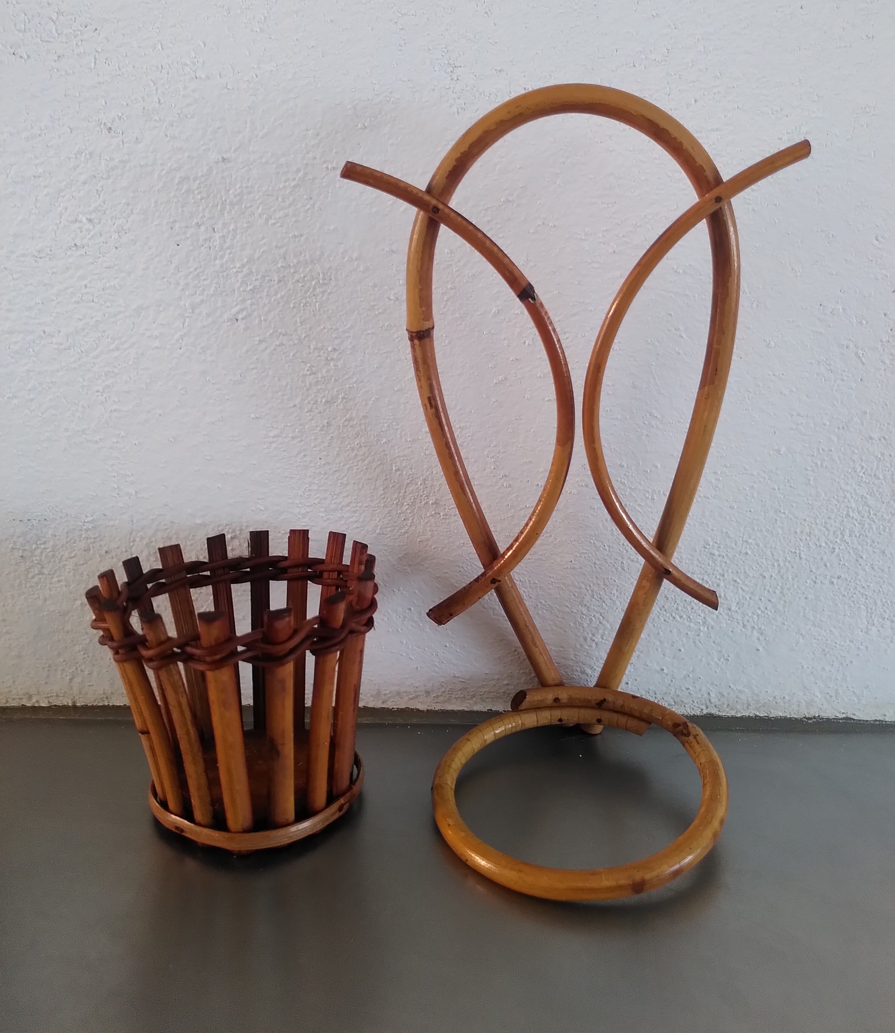 Rattan wall pot cover