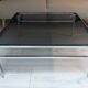 Coffee table chrome and smoked glass