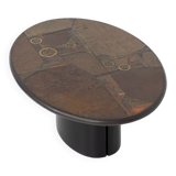 Table basse brutaliste par C. Kneip