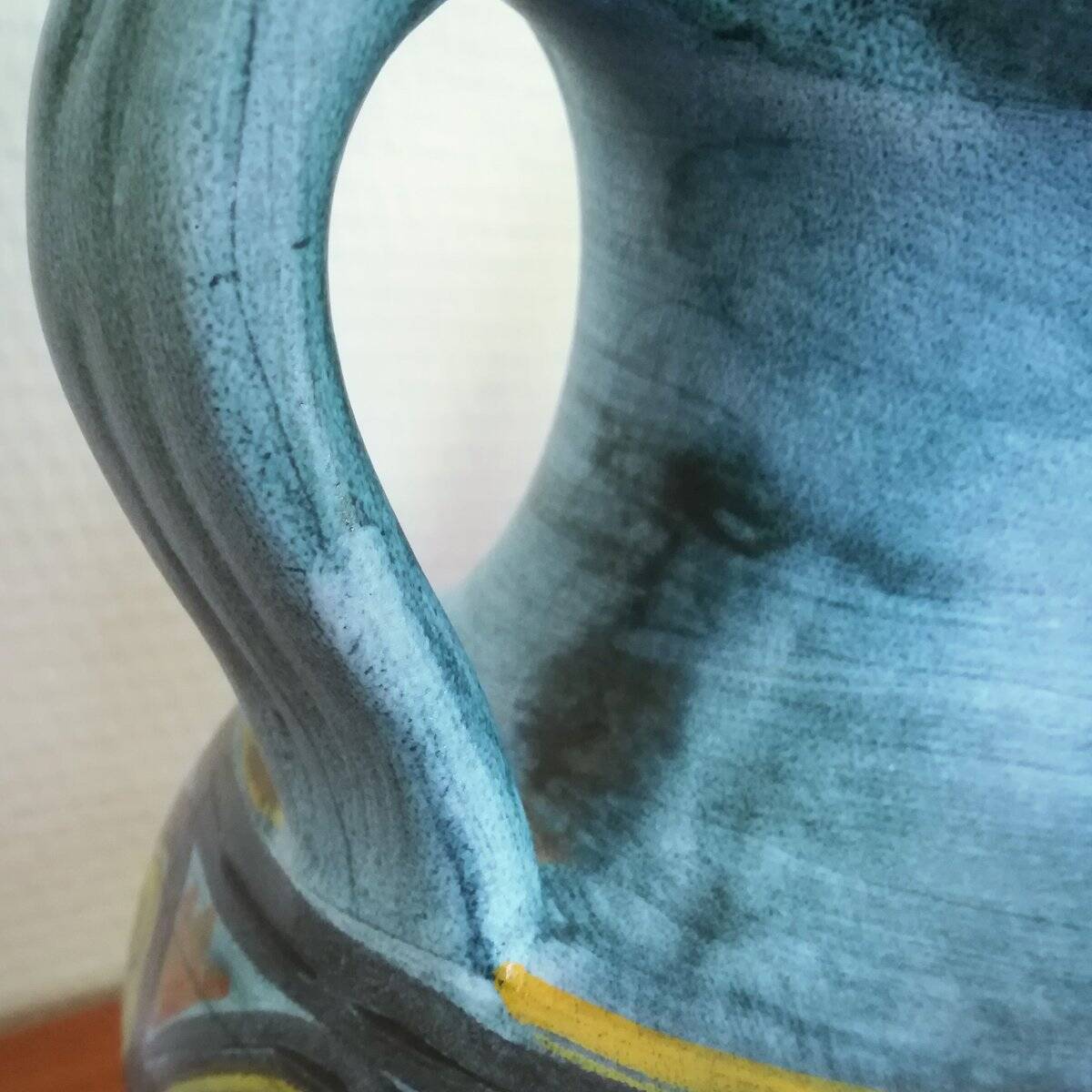 Ceramic vase by Jean De Lespinasse, model F2, France, 1960s