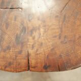 Vintage brutalist coffee table in solid wood