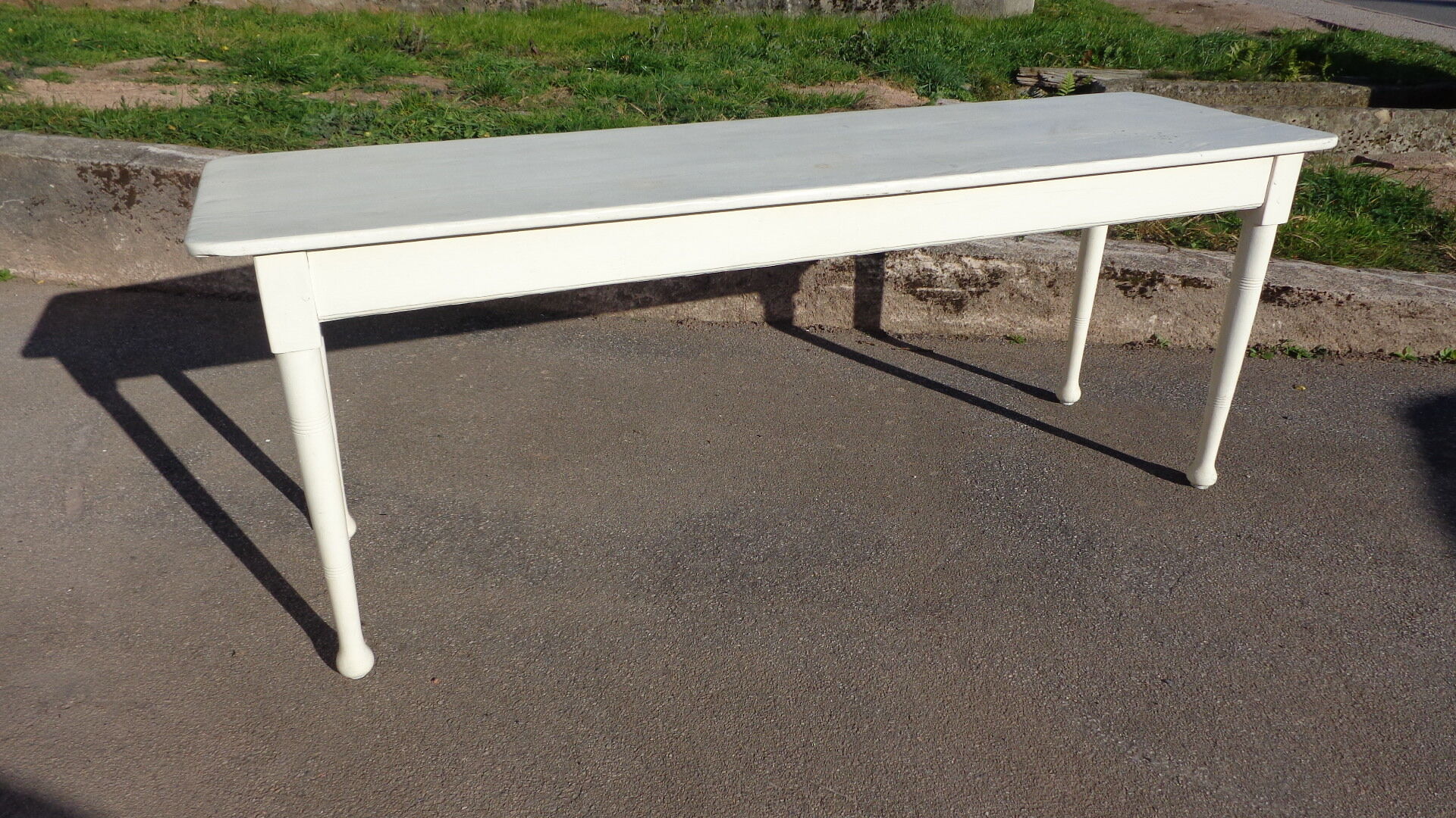 White bistro table
