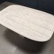 Vintage travertine dining table, 1970s