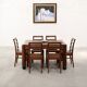 Dutch modernist Art Deco dining suite in oak, Netherlands, c. 1930