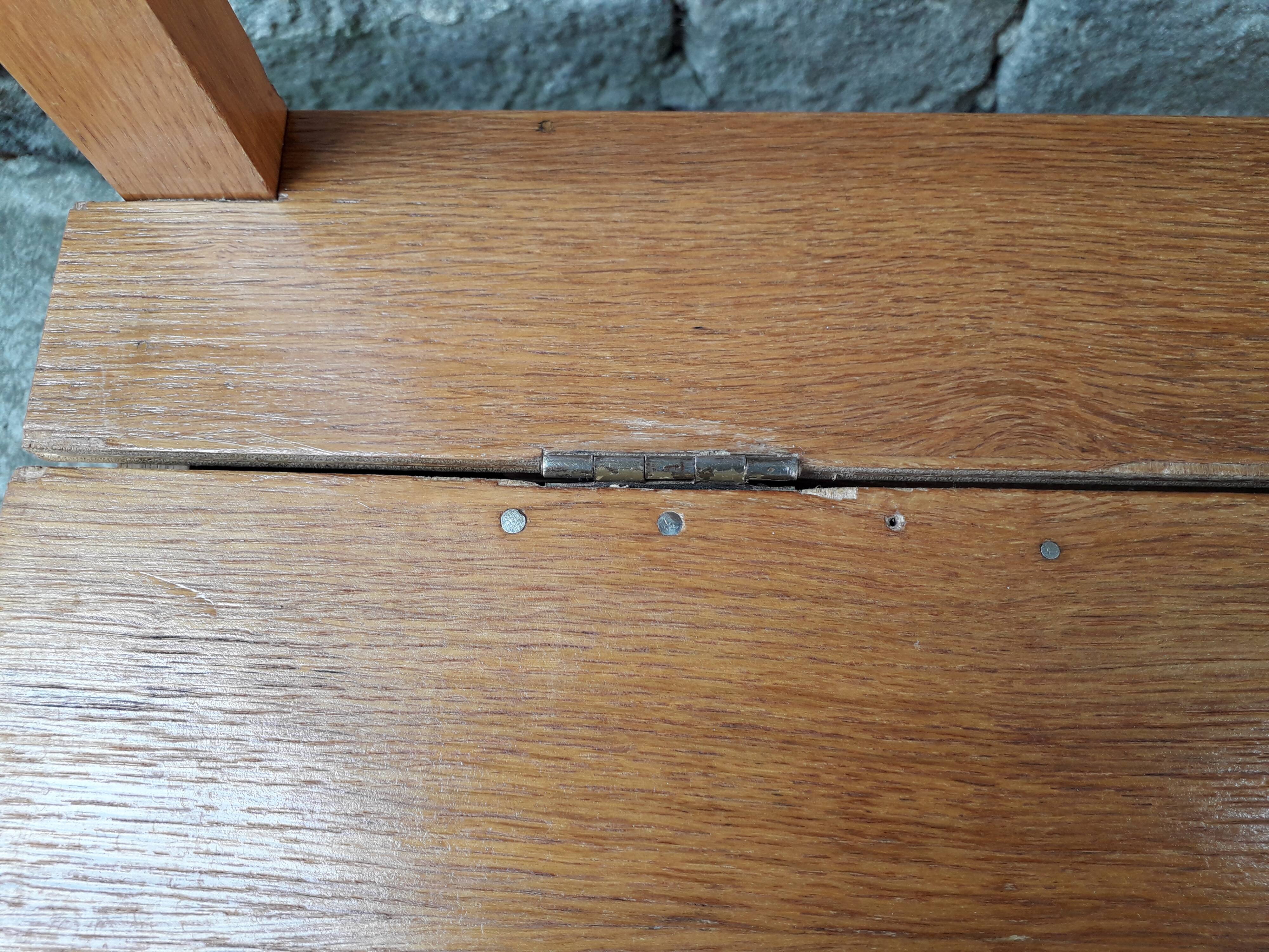 Coffre vintage en bois et rotin