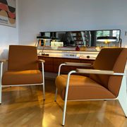 Armchair designed by Jean Prouvé in 1939, by Vitra, Switzerland.
