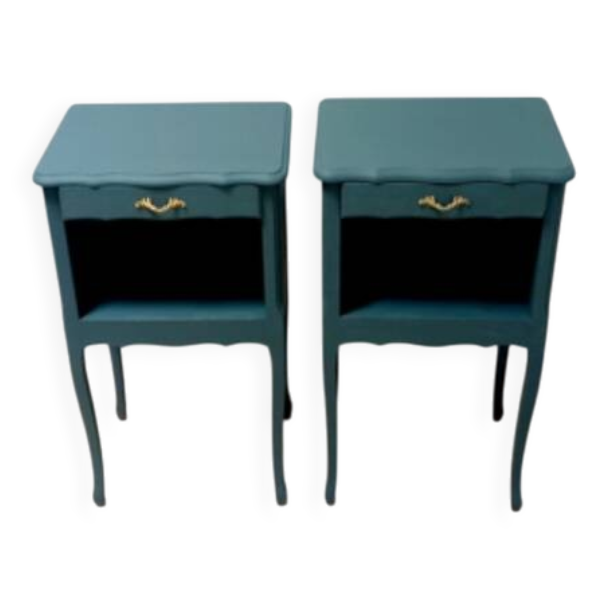 Pair of antique bedside tables