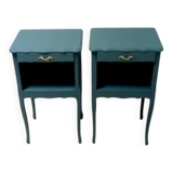 Pair of antique bedside tables