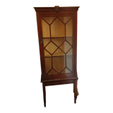 Vitrine style edouardienne en acajou