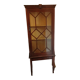 Vitrine style edouardienne en acajou