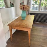 Solid oak farmhouse table