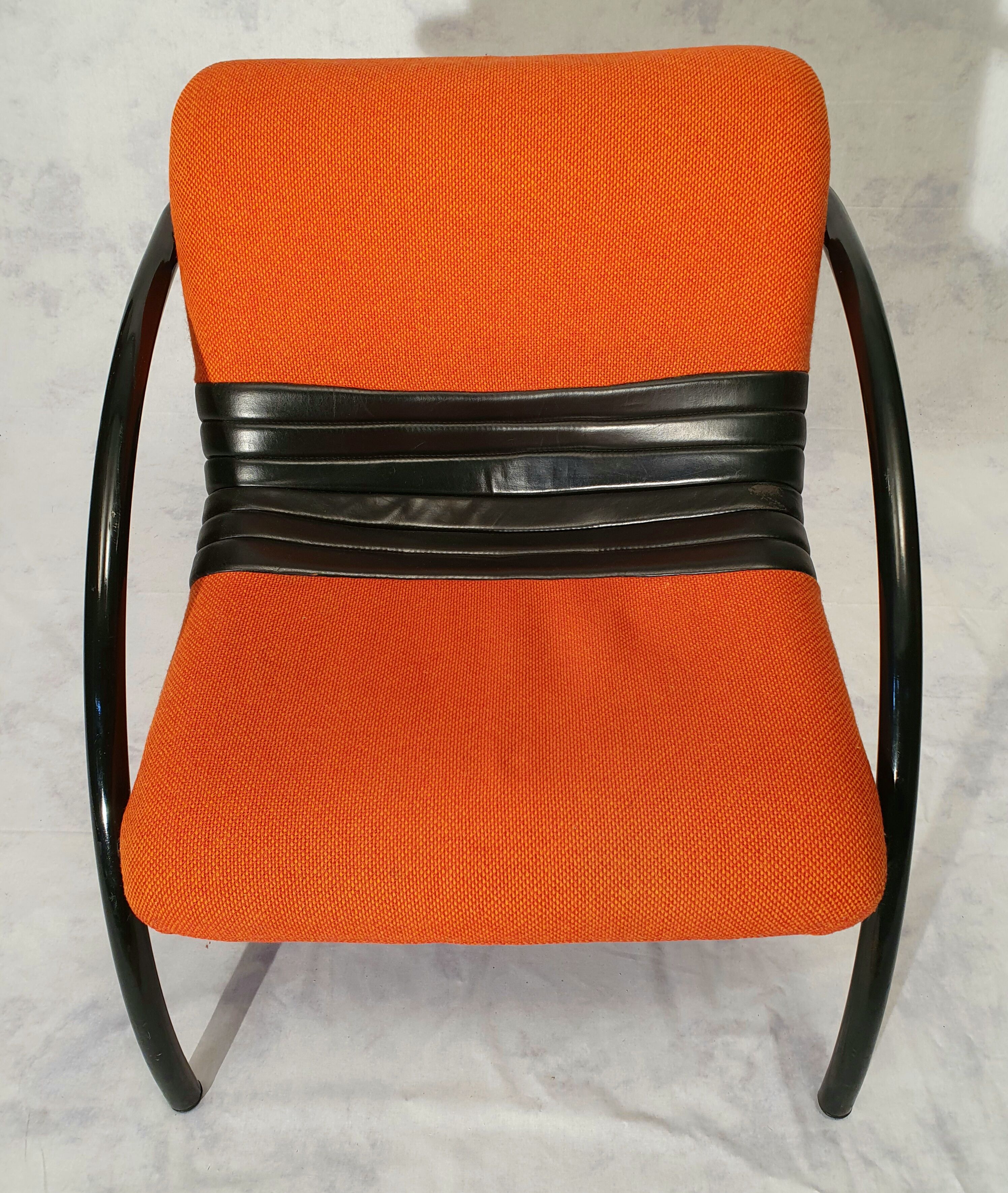 Airborne Armchair Pair - Metal - Ca 1980