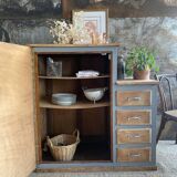 Asymmetrical chest of drawers