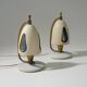 Paire de lampes de table par Angelo Lelii, Arredoluce, années 1950