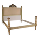 Lacquered Italian double bed in the Louis XVI style from the 20th century