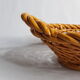 Fruit basket in golden yellow braided dab
