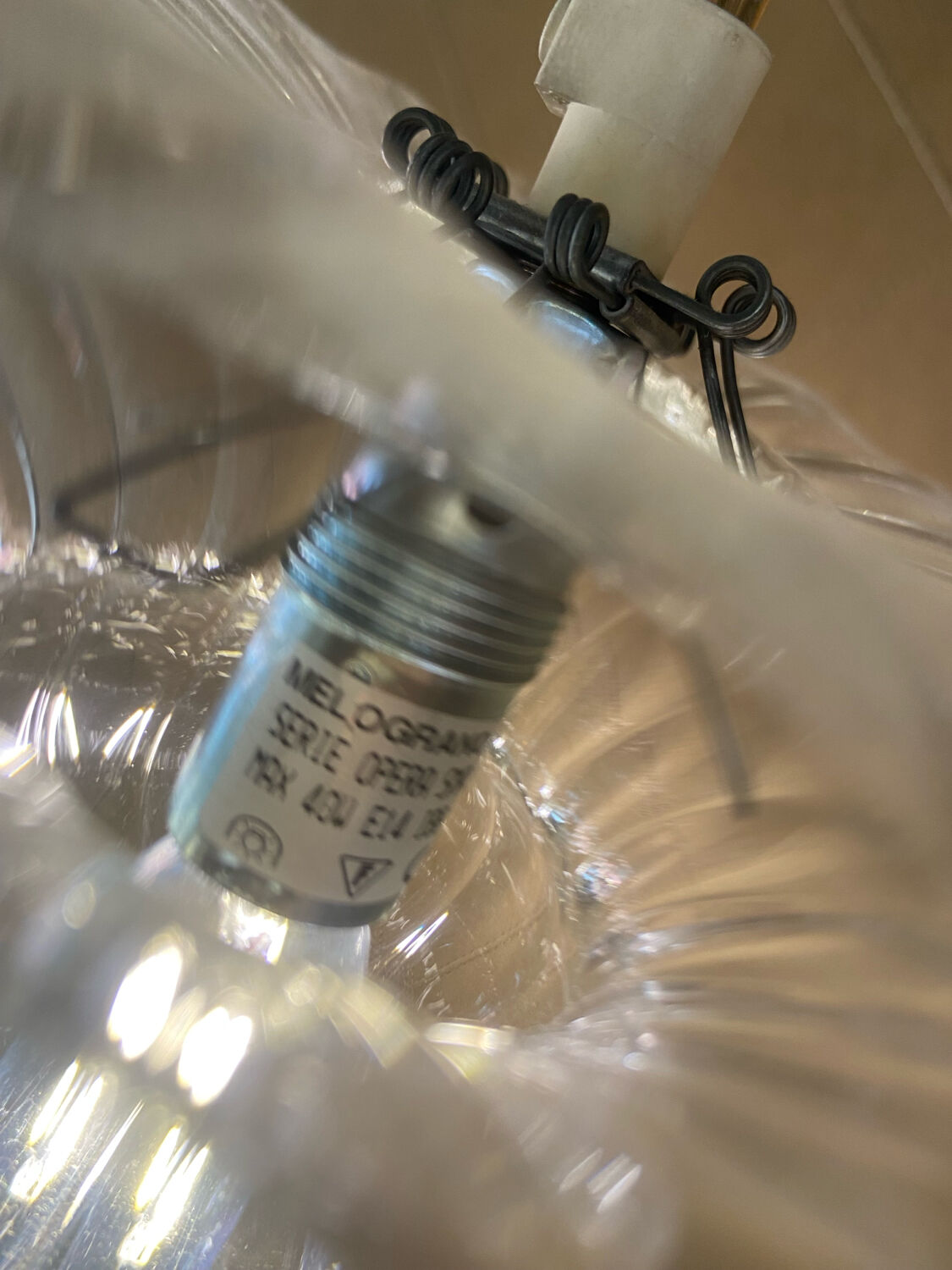 Lot suspension Melogranoblu Turandot verre de Murano