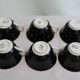 Lot of 6 old coffee cups
