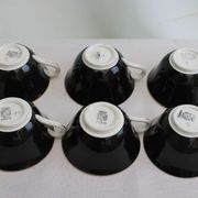 Lot of 6 old coffee cups