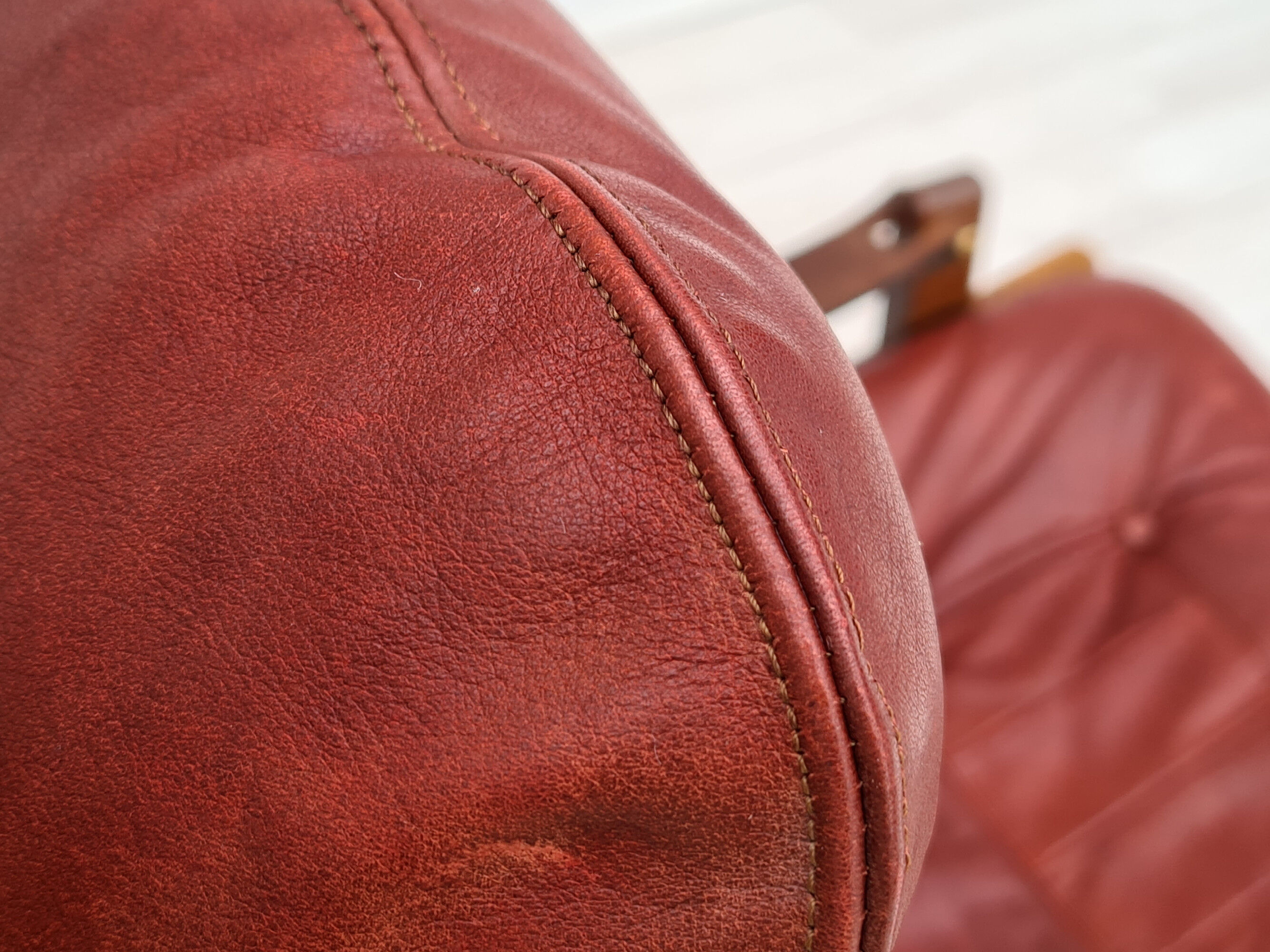 Fauteuil, années 70, teck