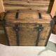 Renovated old wooden trunk – storage box / vintage decor