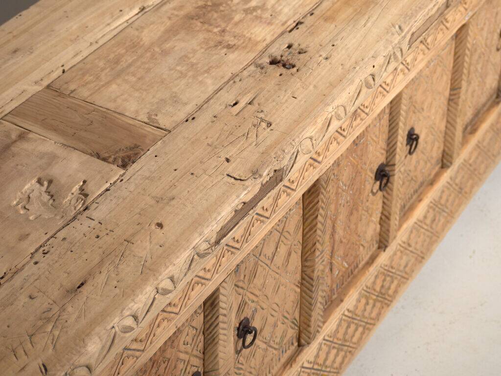 Antique carved pine buffet – China, circa 1900
