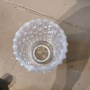 Lampe vintage verre et métal