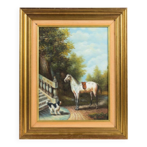 Tableau de Claude Gauthier - chien