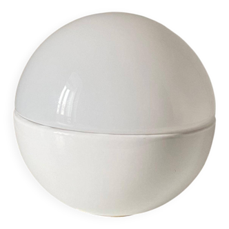 Midcentury Modern Murano and Ceramic Table Lamp, Lampalla Model, Italy 1970