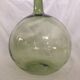 Dame-jeanne ancienne verte transparente  8, 10L