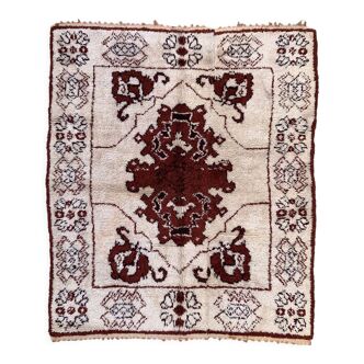 Tapis vintage Beni Ourain marocain 227x193cm