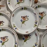 St-Clement earthenware dinner plates, 1940
