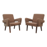 Paire de fauteuils Jitona années 1970 Tchécoslovaquie