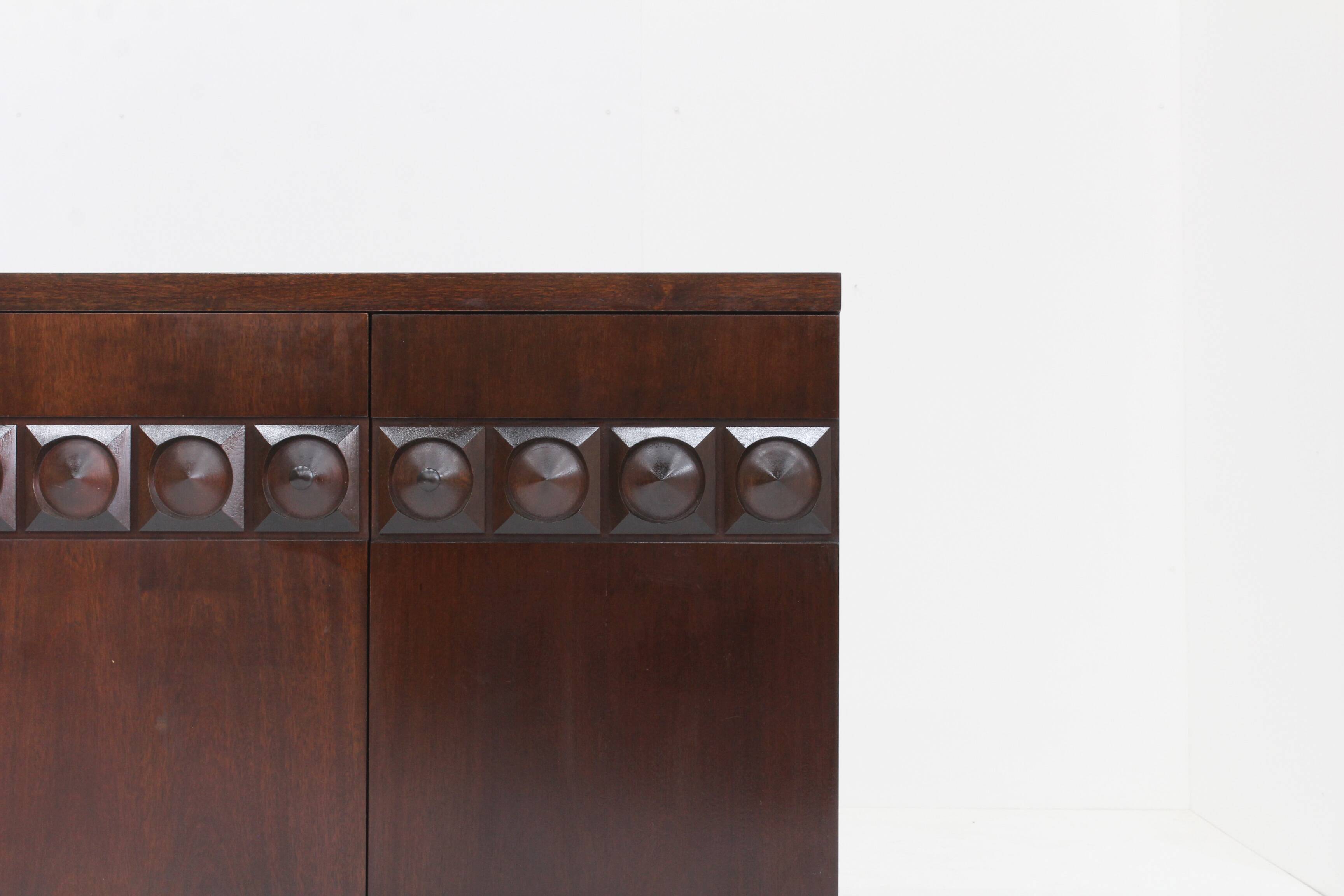 Crédence de Buffet Brutaliste Vintage