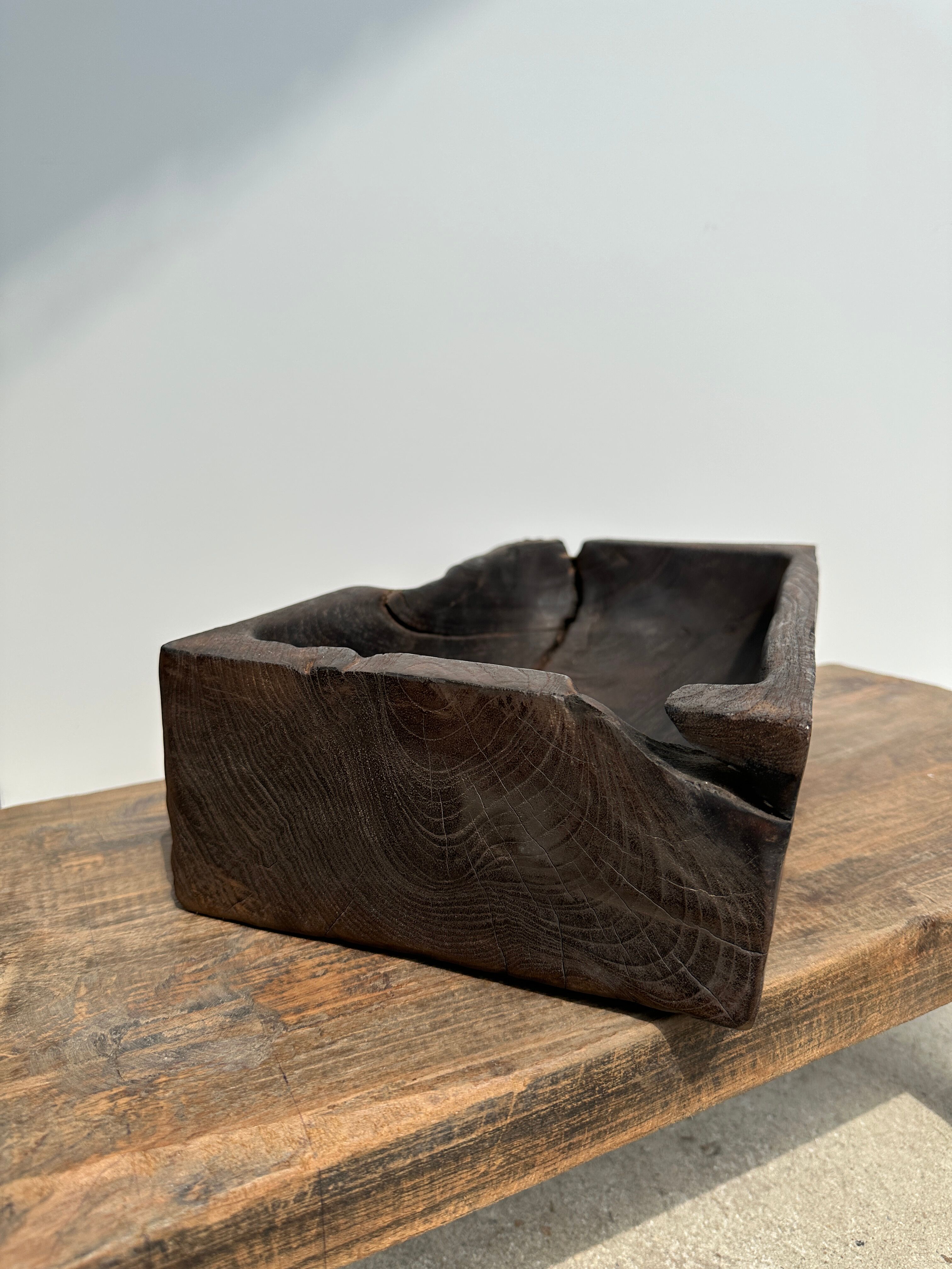 Asian teak empty pocket