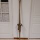 Pair of old skis in wood and zinc 175 cm
