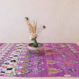 Purple Berber Rug - 303 x 200 cm